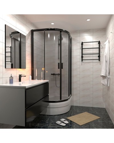 Электрический полотенцесушитель Тругор ПЭК 19 СП 60x50 Черный