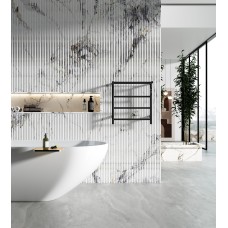 Полотенцесушитель электрический с полкой WONZON & WOGHAND, Черный матовый (WW-AL402-MB)