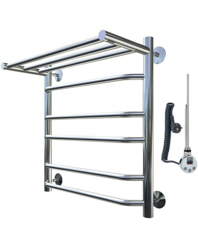 Электрический полотенцесушитель Тругор Браво 3 П элТЭН 60x50 с полкой Хром