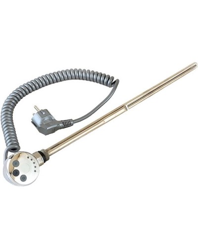 Электрический полотенцесушитель Ника Curve ЛZ/ВП 80x50 с полкой Хром