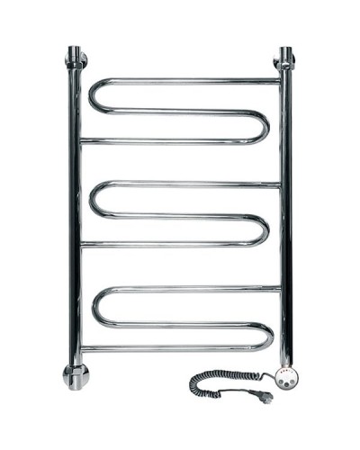 Электрический полотенцесушитель Ника Curve ЛZ Эл. 80x50 Хром