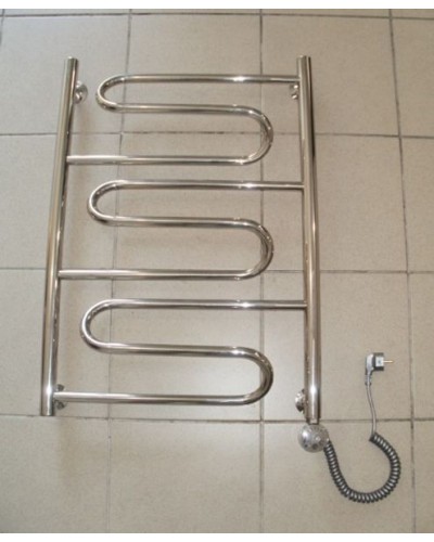 Электрический полотенцесушитель Ника Curve ЛZ Эл. 100x60 Хром