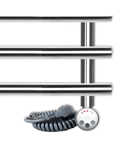 Электрический полотенцесушитель Ника Bamboo ЛБ 3 Эл. 80x60 Хром