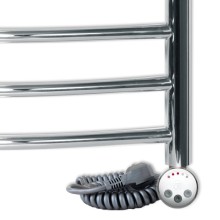 Электрический полотенцесушитель Ника Arc ЛД/ВП (г2) Эл. 60x60 с полкой Хром