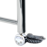 Электрический полотенцесушитель Ника Arc ЛД/ВП Эл. 80x40 с полкой Хром