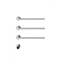 Полотенцесушитель электрический встраиваемый WONZON & WOGHAND, Брашированный никель (WW-AL313-BR)