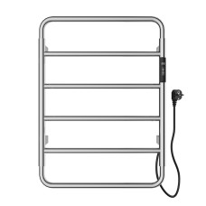 Полотенцесушитель электрический WONZON & WOGHAND, Брашированный никель (WW-AL201-BR)