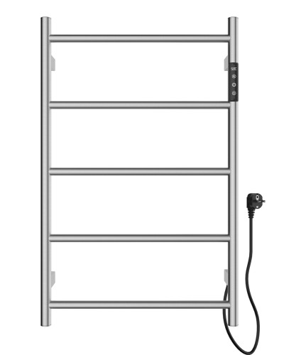 Полотенцесушитель электрический WONZON & WOGHAND, Брашированный никель (WW-AL405-BR)