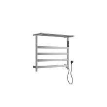 Полотенцесушитель электрический с полкой WONZON & WOGHAND, Брашированный никель (WW-A402-BR)