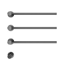 Полотенцесушитель электрический встраиваемый WONZON & WOGHAND, Темный графит (WW-AL313-GM)