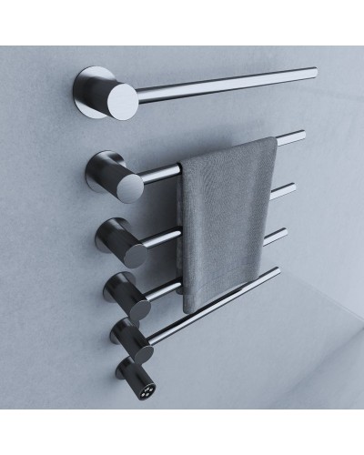 Полотенцесушитель электрический встраиваемый WONZON & WOGHAND, Темный графит (WW-AL315-GM)