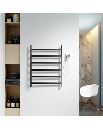 Полотенцесушитель электрический WONZON & WOGHAND, Темный графит (WW-A405-GM)