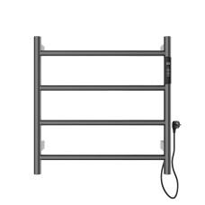 Полотенцесушитель электрический WONZON & WOGHAND, Темный графит (WW-AL404-GM)