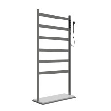 Полотенцесушитель электрический напольный WONZON & WOGHAND, Темный графит (WW-A406-GM)