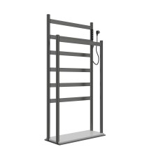 Полотенцесушитель электрический напольный WONZON & WOGHAND, Темный графит (WW-A407-GM)