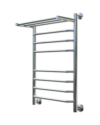 Водяной полотенцесушитель Тругор Браво 2 П НП 80x50 с полкой Хром