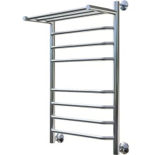 Водяной полотенцесушитель Тругор Браво 2 П НП 80x60 с полкой Хром