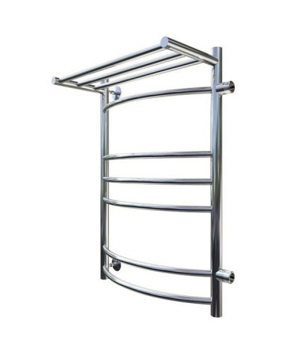 Водяной полотенцесушитель Тругор Приоритет 3 П ПМ R 80x50 с полкой Хром