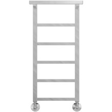 Водяной полотенцесушитель Terminus Контур П6 300x700 4660059582405 с полкой Хром