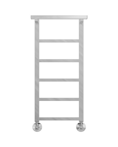 Водяной полотенцесушитель Terminus Контур П6 300x700 4660059582405 с полкой Хром