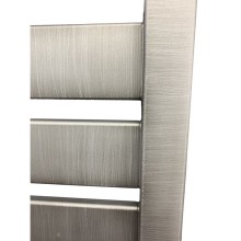 Водяной полотенцесушитель Ника Modern ЛМ 7 80x50 Matt Antique Silver 9 перекладин