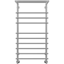 Водяной полотенцесушитель Terminus Ватра П10 500x996 4670030723970 с полкой Хром