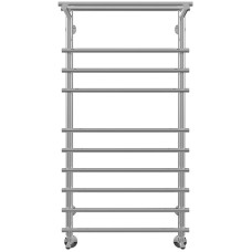 Водяной полотенцесушитель Terminus Ватра П10 500x996 4670030723970 с полкой Хром