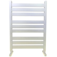 Водяной полотенцесушитель Ника Modern ЛМ 7 80x50 Белый 9 перекладин