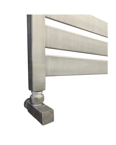 Водяной полотенцесушитель Ника Modern ЛМ 6 100x50 Matt antique silver 15 перекладин