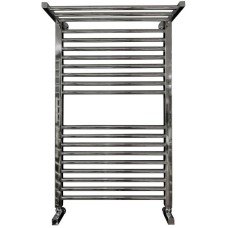 Водяной полотенцесушитель Ника Modern ЛМ 3 100x50 с полкой Хром 20 перекладин