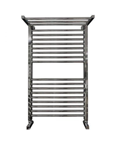 Водяной полотенцесушитель Ника Modern ЛМ 3 100x50 с полкой Хром 20 перекладин