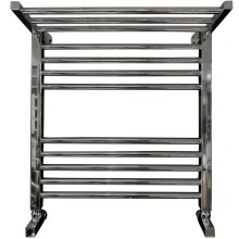 Водяной полотенцесушитель Ника Modern ЛМ 3 60x50 с полкой Хром 12 перекладин