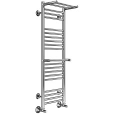 Водяной полотенцесушитель Terminus Аврора П20 300x1010 4660059582146 с полкой Хром