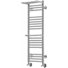 Водяной полотенцесушитель Terminus Аврора П20 300x1010 4660059582146 с полкой Хром