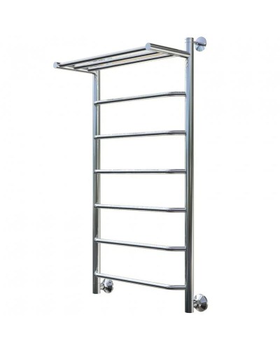 Водяной полотенцесушитель Тругор Браво 1 П НП 100x40 с полкой Хром