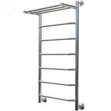 Водяной полотенцесушитель Тругор Браво 1 П НП 100x50 с полкой Хром