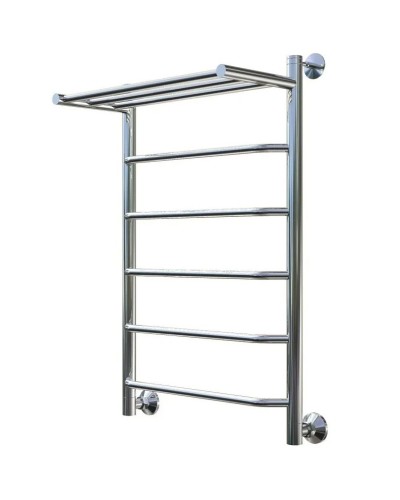 Водяной полотенцесушитель Тругор Браво 1 П НП 80x40 с полкой Хром