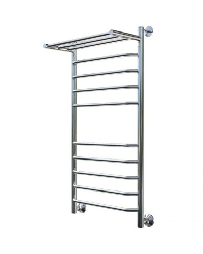Водяной полотенцесушитель Тругор Браво 2 П НП 100x50 с полкой Хром