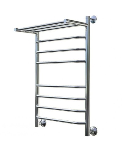 Водяной полотенцесушитель Тругор Браво 2 П НП 80x40 с полкой Хром