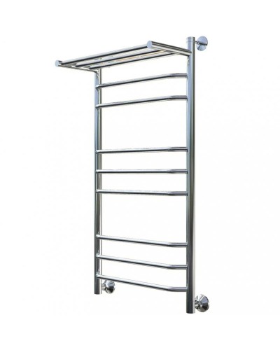 Водяной полотенцесушитель Тругор Браво 3 П НП 100x40 с полкой Хром