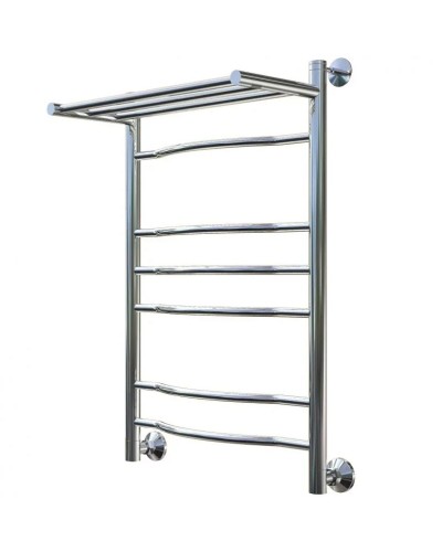 Водяной полотенцесушитель Тругор Лотос 3 П НП 80x50 с полкой Хром