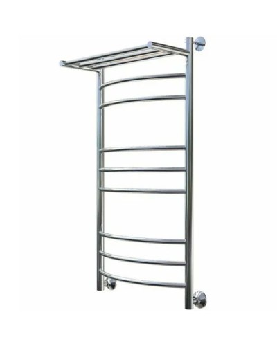 Водяной полотенцесушитель Тругор Приоритет 3 П НП 100x60 с полкой Хром