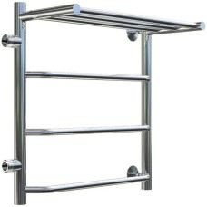 Водяной полотенцесушитель Тругор Браво 1 П ПМ L 60x50 с полкой Хром