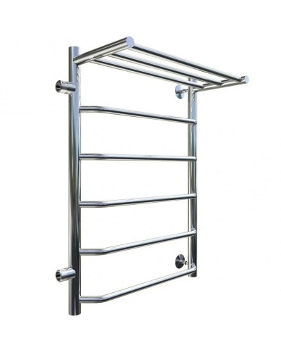 Водяной полотенцесушитель Тругор Браво 1 П ПМ L 80x40 с полкой Хром