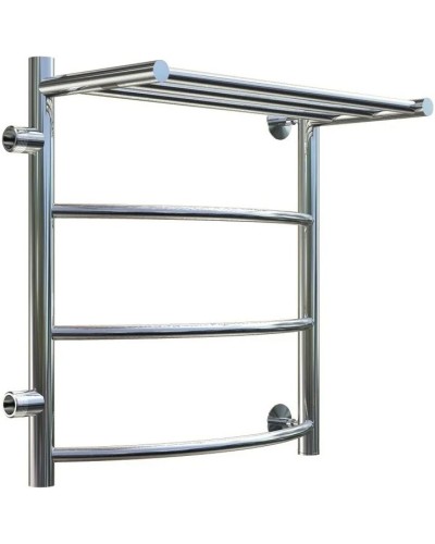 Водяной полотенцесушитель Тругор Приоритет 1 П ПМ L 60x40 с полкой Хром