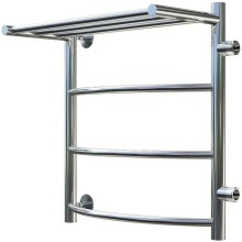 Водяной полотенцесушитель Тругор Приоритет 1 П ПМ R 60x40 с полкой Хром