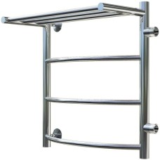 Водяной полотенцесушитель Тругор Приоритет 1 П ПМ R 60x40 с полкой Хром