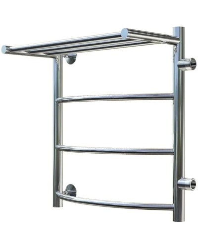 Водяной полотенцесушитель Тругор Приоритет 1 П ПМ R 60x40 с полкой Хром