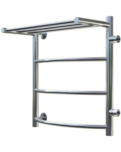 Водяной полотенцесушитель Тругор Приоритет 1 П ПМ R 60x50 с полкой Хром