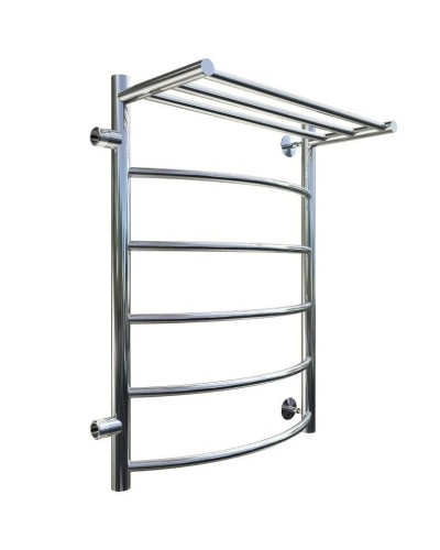 Водяной полотенцесушитель Тругор Приоритет 1 П ПМ L 80x40 с полкой Хром